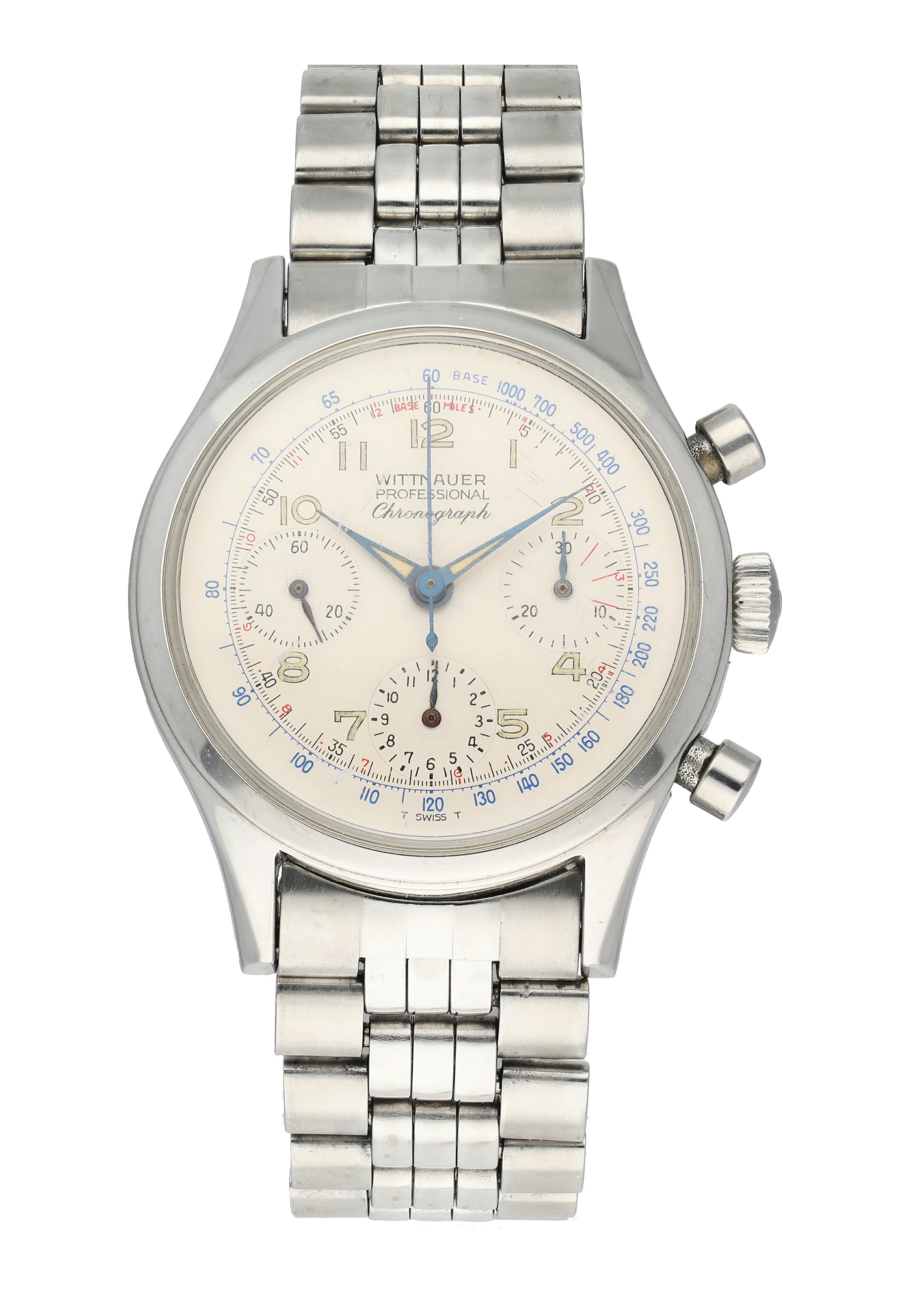 Wittnauer Chronograph 6002 Vintage mens Watch