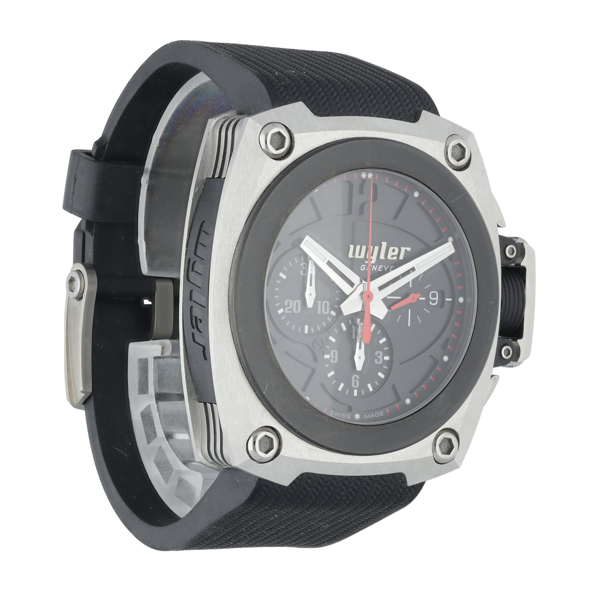 Wyler CODE-S S04.C1C.04.00.BA001.RBA07.41  Titanium Men Watch