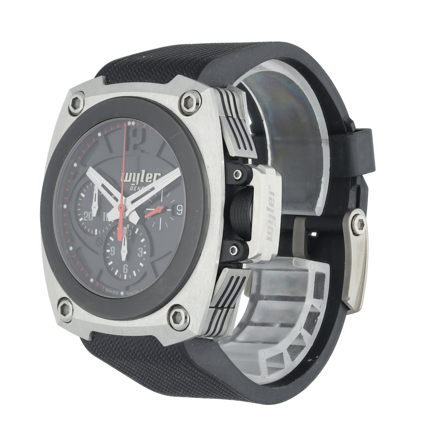 Wyler CODE-S S04.C1C.04.00.BA001.RBA07.41  Titanium Men Watch