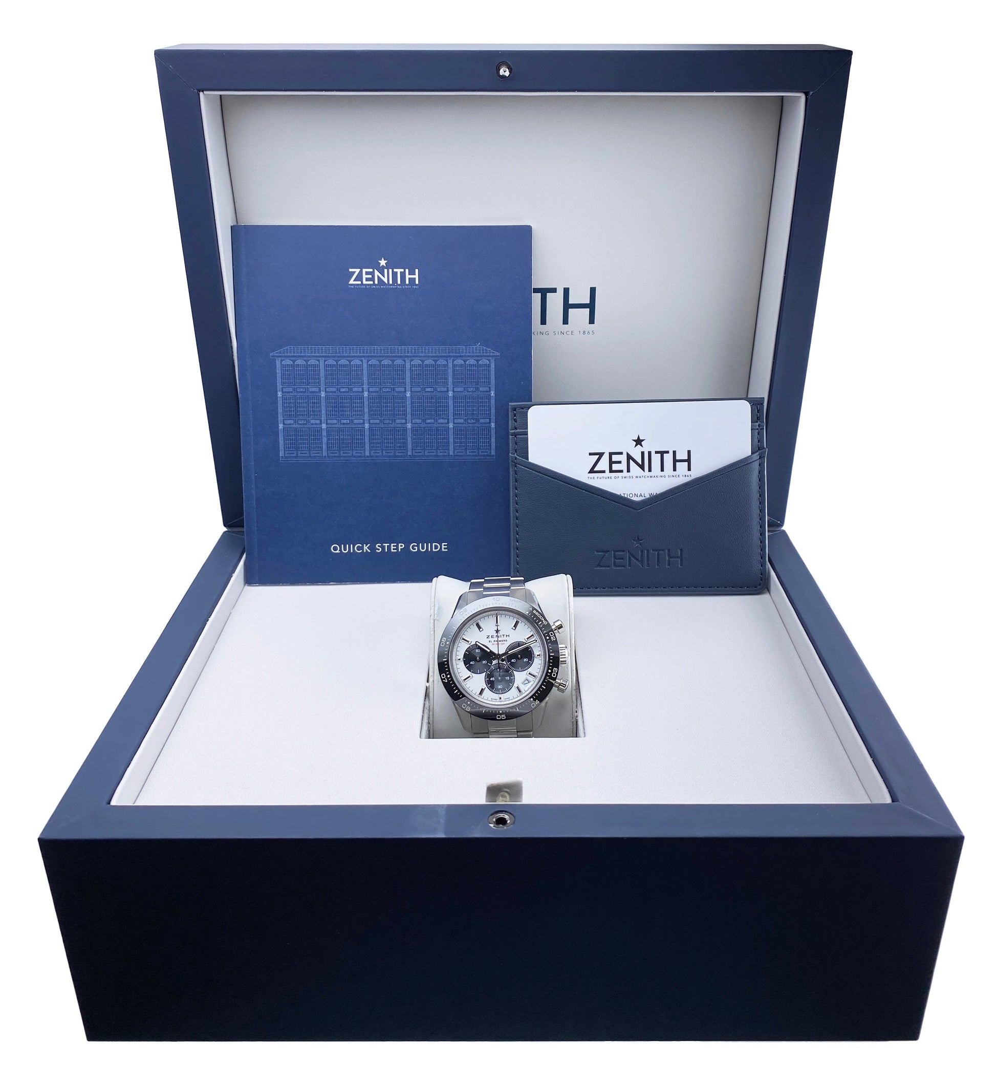 Zenith Chronomaster Sport 03.3102.3600 Yoshida Limited Steel Mens Watch Box Papers